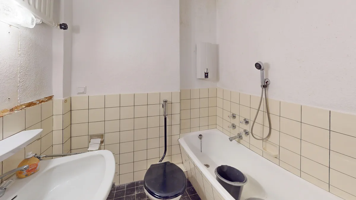 Bad vor der Sanierung in Bochum-Weitmar