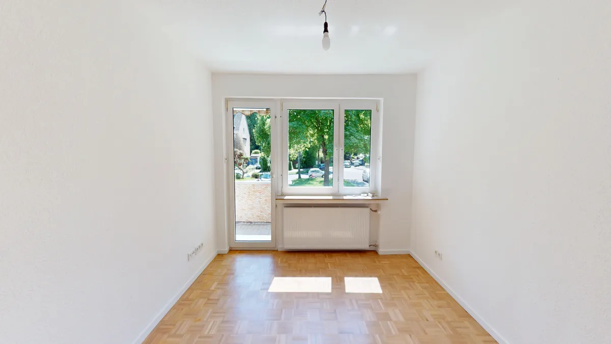 Wohnzimmer nach der Sanierung in Bochum-Weitmar