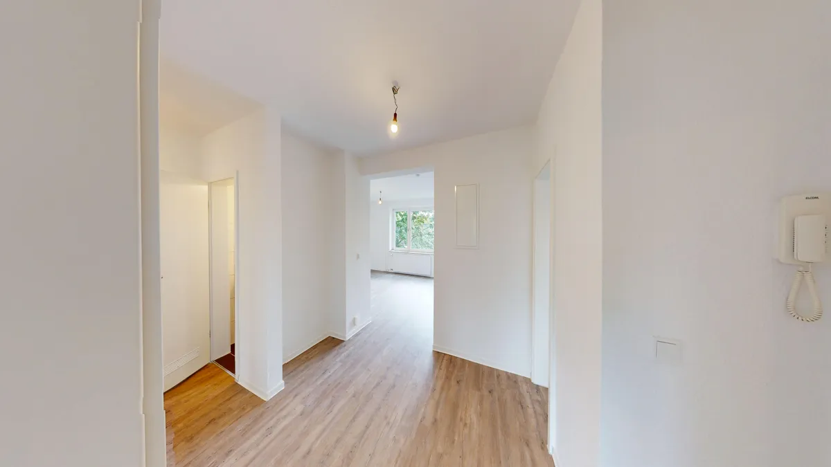 Flur nach der Sanierung in Bochum-Langendreer