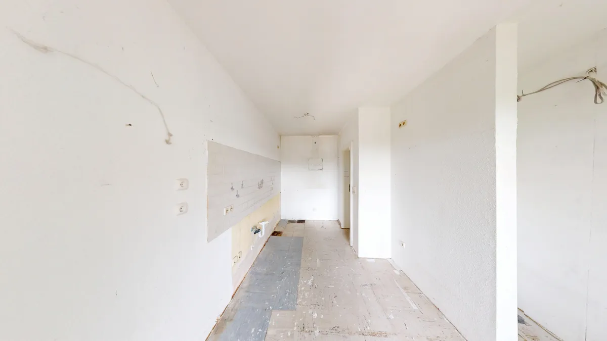 Küche vor der Sanierung in Bochum-Langendreer