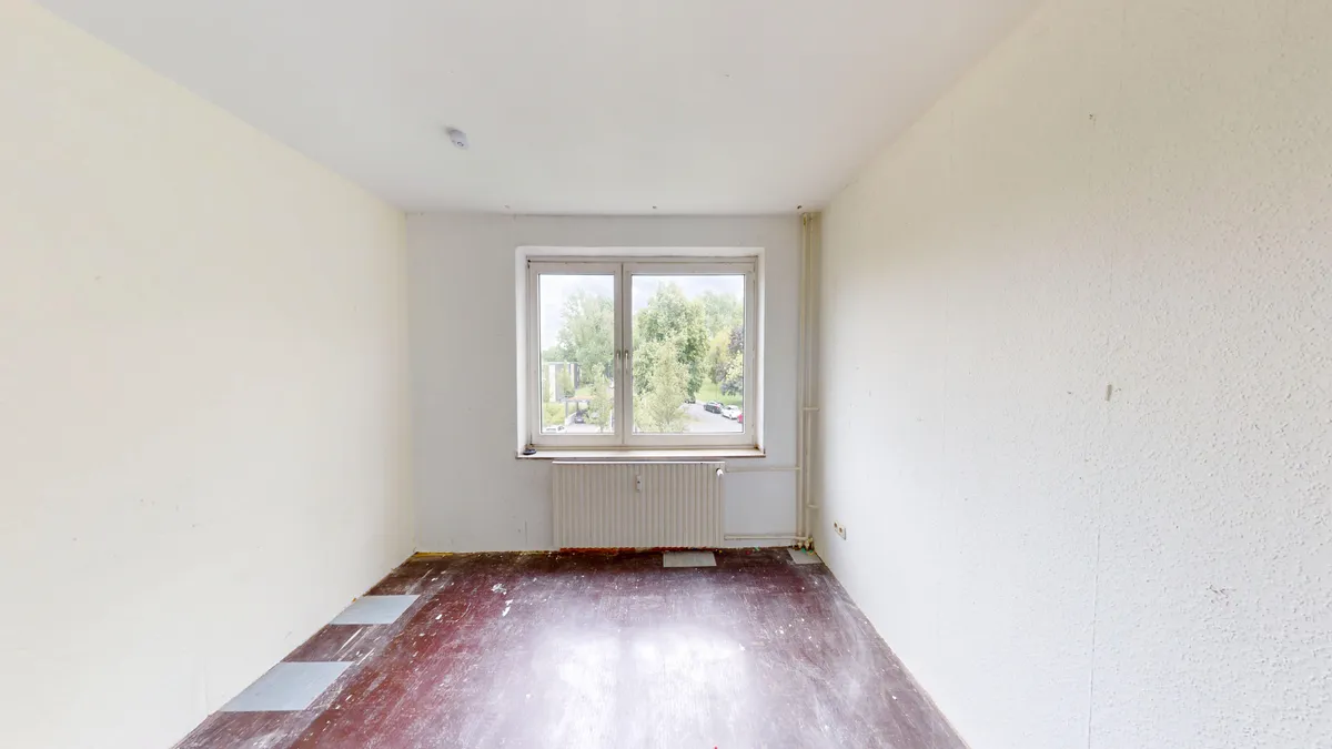 Schlafzimmer vor der Sanierung in Bochum-Langendreer