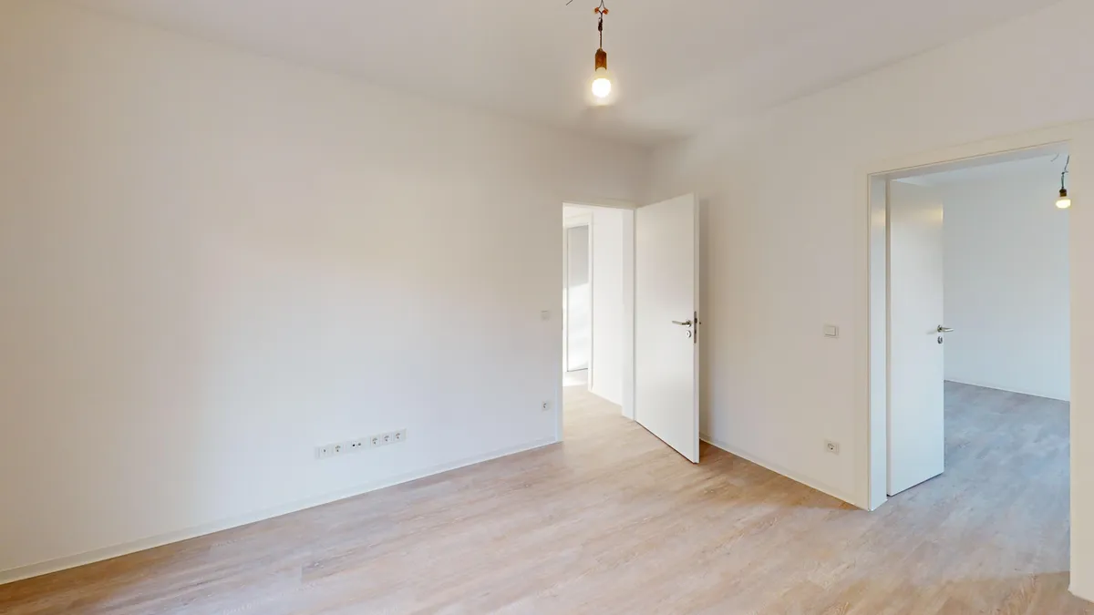 Schlafzimmer 2 nach der Sanierung in Dortmund-Huckarde