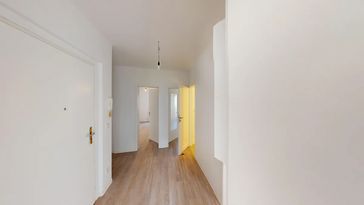 Flur nach der Sanierung in Dortmund-Hörde