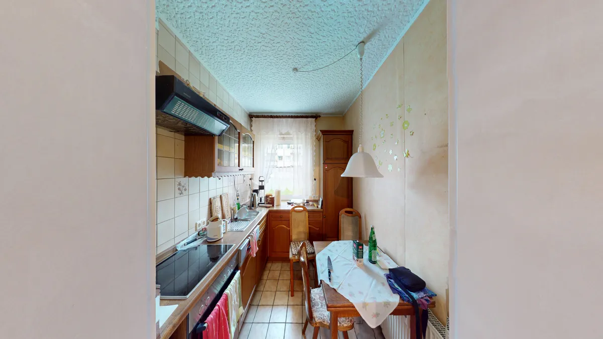 Küche vor der Sanierung in Dortmund-Hörde