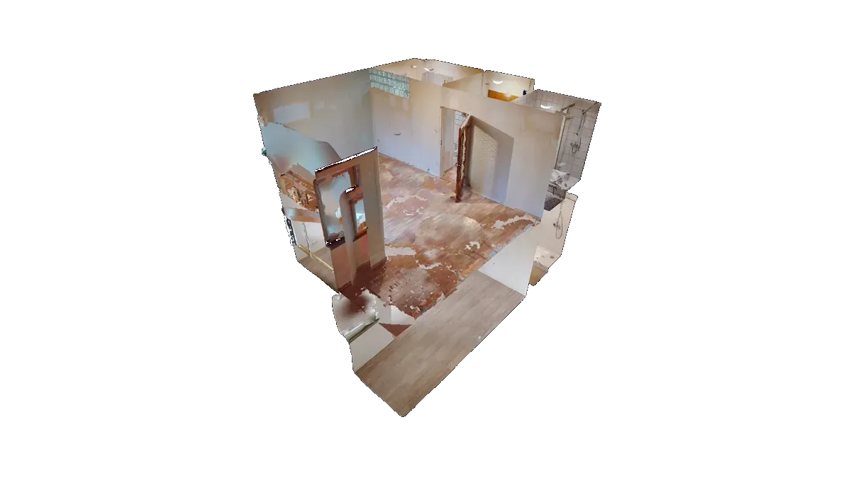 3D-Puppenhaus-Ansicht der 49 m² Wohnung in Unna-Königsborn