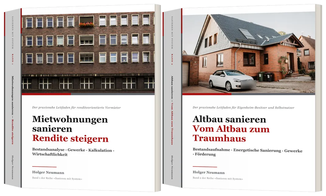Buchcover: Sanieren mit System – Zwei Bände